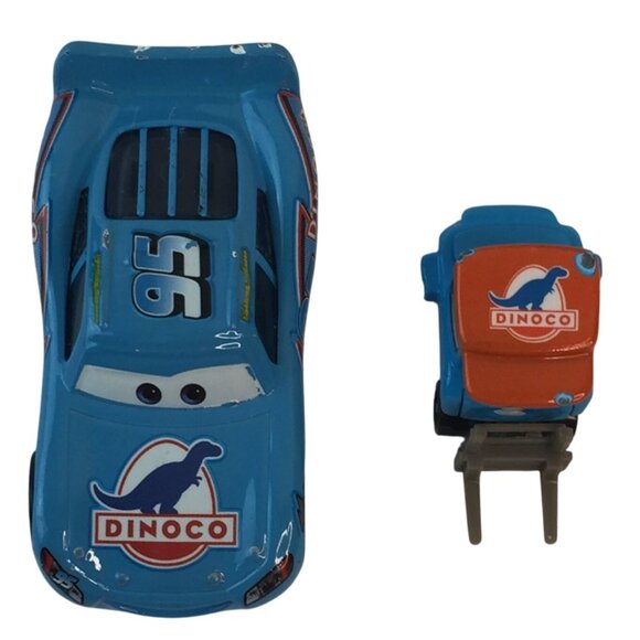 Disney Pixar Cars Diecast Dinoco Lot #86/43/95/Pitty/Lightning Storm Figures - Picture 8 of 13